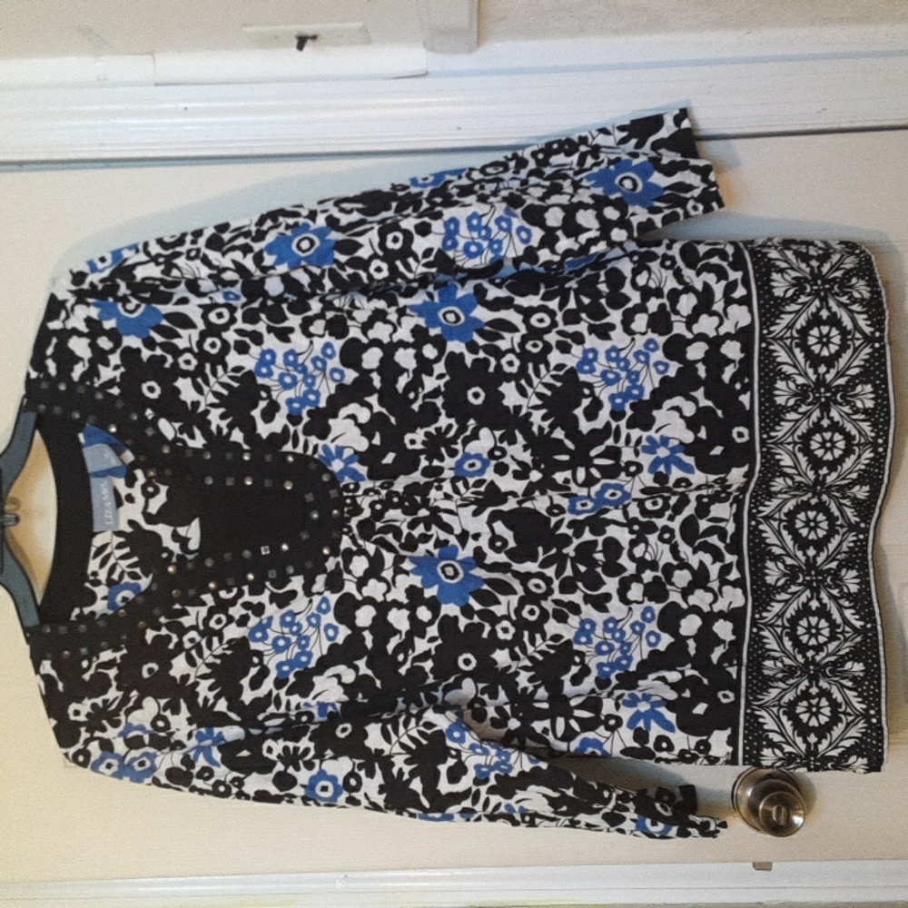 Liz & Me top 1X long sleeve.  100% cotton
